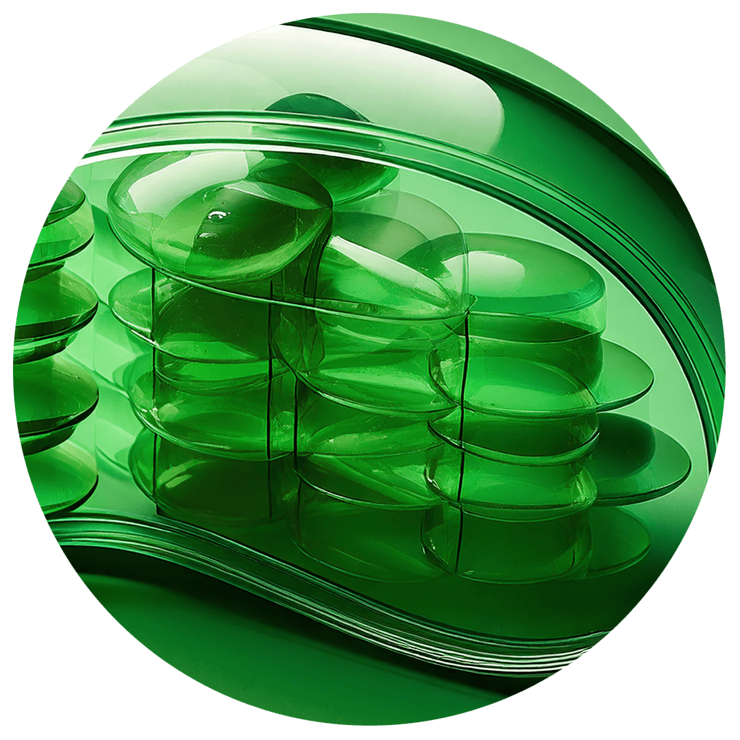 葉緑体の断面図